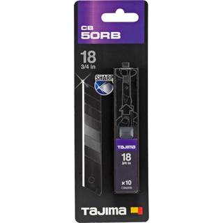 Tajima knivblad LCB 50RB 18 mm sortcoated 10stk