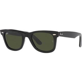 Ray - Ban Unisex RB2140 WAYFARER 135831 Solbriller Acetat Sort Grøn Firkantet Normal