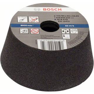 BOSCH Slibekop, konisk, metal/støbegods 90 mm, 110 mm, 55 mm, 36