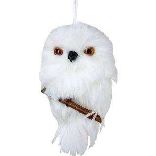 Kurt S. Adler Yamc2220 Hanging Owl Ornament med gren 3.93 """" Hvid