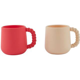 OYOY Mini Mellow børnekrus 2-pak, cherry red