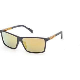 Adidas Sport Unisex SP0058 20G Solbriller Grå Brun Rund Spejlet