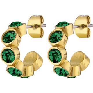 DYRBERG/KERN JENNA ØRERING 390103 (Gold, Green, ONESIZE)