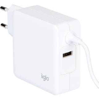 iiglo universal oplader til PC, telefon og tablet, USB-C 65W