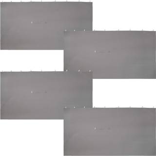 Sunnydaze 10 -fods x 13 -fods lysthus 4 -delt polyester sidev?gss?t - Udend?rs 125 tommer bred x 77 tommer h?je polyester stof lysthus