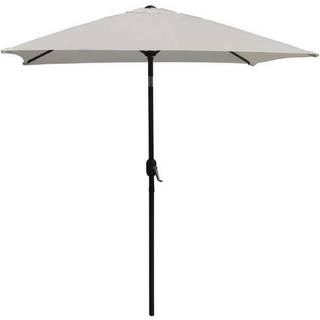 Hoffmann Aluminiums Parasol 2x2 m. Natur