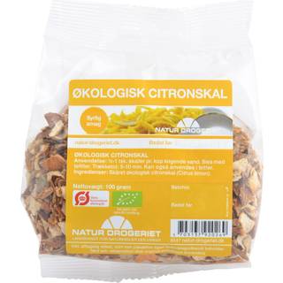 Citronskal tørret Økologisk - 100 gram - Natur-Drogeriet
