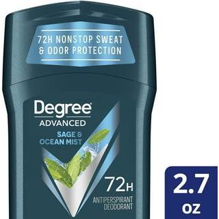 Degree Men Antiperspirant Deodorant Sage & Ocean Mist 72-timers sved- og lugtbeskyttelse Antiperspirant til mnd med kropsvarmeaktiveret teknolog
