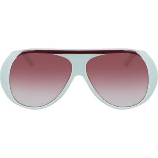 LONGCHAMP Kvinde LO664S 43468 419 Solbriller Plast Lyseblå Rød Pilot Normal Skygge