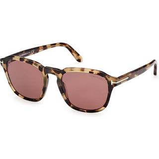 TOM FORD Mand FT0931 Avery 56S Solbriller Acetat Havana Rød Rund Normal