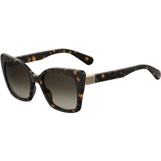 Moschino Kvinde MOL000/S 086/HA Solbriller Acetat Havana Brun Firkantet Normal Skygge