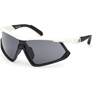 Adidas Sport Unisex SP0055 24A Solbriller Plast Hvid Grå Maske Normal
