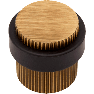 Beslag Design Helix Stripe dørstopper, Ø38 x 36 mm, antik bronze