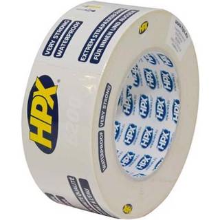 Gaffatape hvid, 50 mm x 25 m