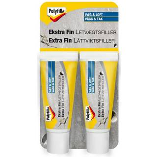 Polyfilla letvægtsfiller ekstra fin 2 x 20 ml
