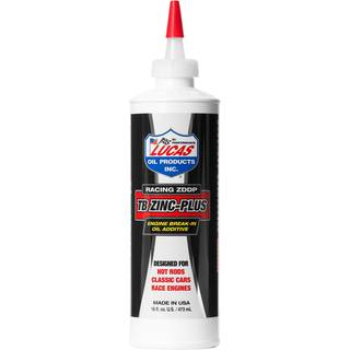 Lucas Oil indkøringsolie-additiv til motorer 16 oz – beskytter kamaksler og ventiltræk under indkøringen og forhindrer for tidlig slitage