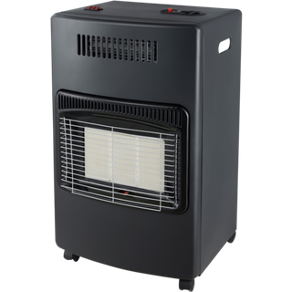 Day gasvarmeovn infrarød 4.2kw m/varmeblæser sort