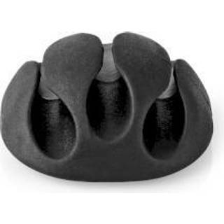 Nedis Cable Organizer, 3 steder, 4-pak - Sort