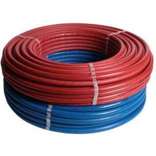 Henco Alupex-rør Ø32 x 3,0 mm x 25 m med 13 mm blå isolering - Meter pris