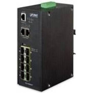 PLANET IGS-10080MFT netværksswitch Administreret Gigabit Ethernet (10/100/1000) Blå, Hvid