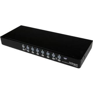 STARTECH 16 Port 1U Rackmount USB KVM Switch with OSD