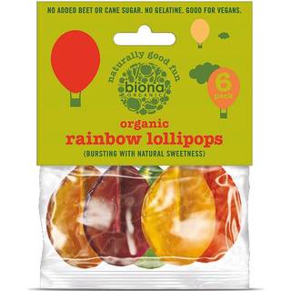 Biona Organic Regnbue slikkepinde, Økologisk - 50 g./ 6 stk.