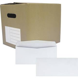 Kvalitet Park #10 Park Preserve Konvolut 4 1/8 x 9 1/2 inches White 1000 Count Box (90020b)