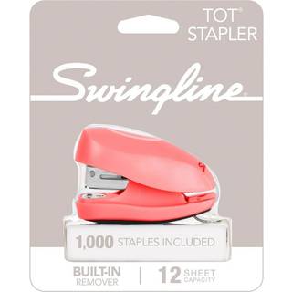 Swingline Tot Stapler indbygget hæftemiddelfjerner 12 ark forskellige farver (S7079141)