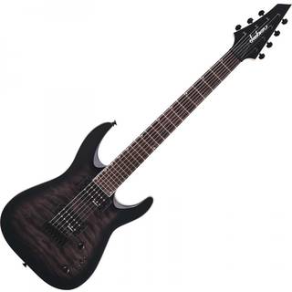 Jackson JS Series Dinky Arch Top JS22Q-7 DKA HT AH Transparent Black Burst 7-strenget elektrisk guitar