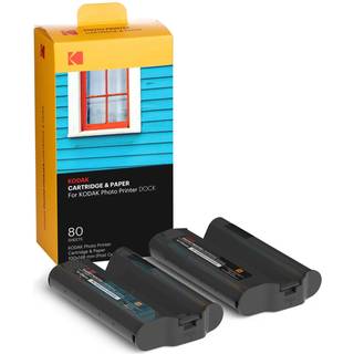 Kodak PHC-80 (4x6) 100x148mm 2 print cartridges 80 sheets of photo paper