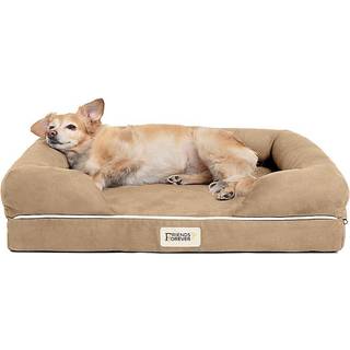 Venner for evigt lille hundeseng Ortop?disk sofa hukommelse skum madras beroligende sofa v?g kant pude vand resistent foring forvaskelig d?kning