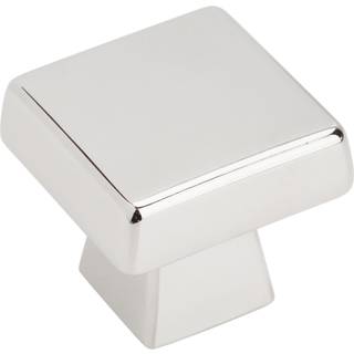 Amerock | Kabinetsknap | Poleret krom | 1-3/16 tommer (30 mm) l?ngde | BlackRock | 1 pakke | Skuffeknap | Skabshardware