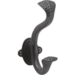 Hickory Hardware P2175-BI Craftsman Collection Hook Black Iron Finish