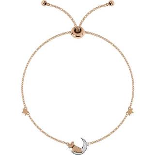 Radley Radley Ladies 18ct Rose Gold-Plated Sterling Silver Dog On 'Moon and Stars' Bracelets