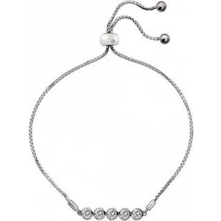 Hot Diamonds Hot Diamonds Sølv Tone Tender White Topaz Armbånd