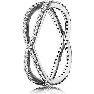 Crossover Str. 58 Sterling Sølv Ring fra Pandora