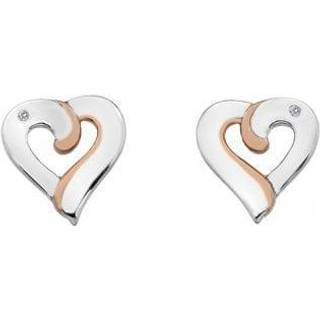 Hot Diamonds DE546 Damen-Ohrringe Herzen Silber roségold Sure