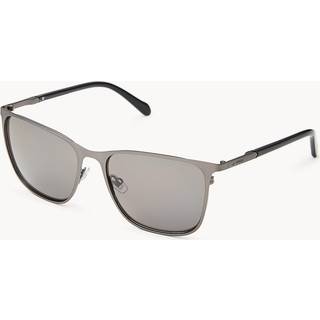 Fossil FOS 3128/G/S R80/M9 57 Solbriller Mænd Grå - Matte Dark Grey - 57mm