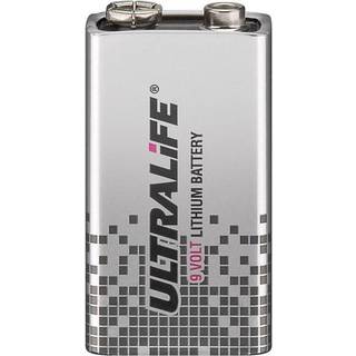 Ultralife 6F22 /9 V Block((U9VL-J-P) batteri, 1 stk. blister lithium batteri, 9 V