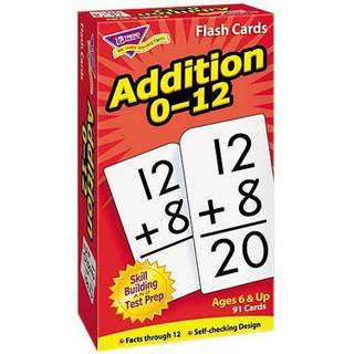 Flash Cards Addition 0-12 91/Box Learning Materials Math T-53101 Trend Enterprises Inc.