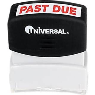 Universal UNV10063 FAVE FOR PRE-TINKET EN-FARV MEDDELELSE STAMP-R?d