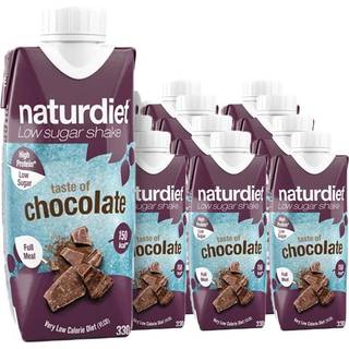 Naturdiet Måltidserstatningsshakes Chokolade 12-pak