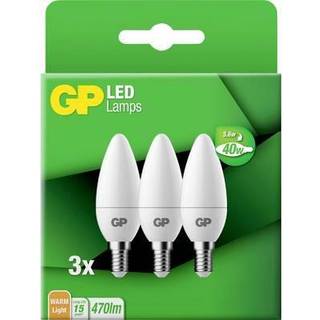 GP Batteries 1x3 GP Lighting LED B35 Candle E14, 4,9W (40W) 470lm  GP 087823