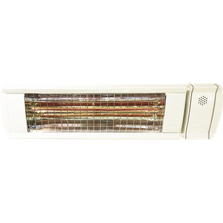Heat1 terrassevarmer væg 1500w 59x15cm ulg plus hvid