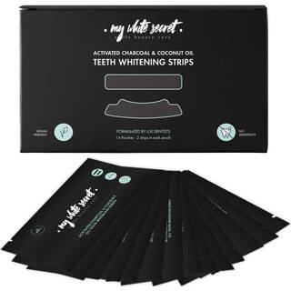 My White Secret Charcoal and Coconut Oil Strips til tandblegning til tænder 14 stk. - 14 stk.