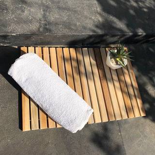 Dacore Foldbar Bademåtte 40 x 60 cm - Teak
