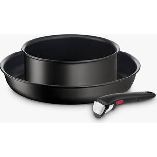 TEFAL Ingenio Eco resist Sæt med 3 dele Sort L3979053