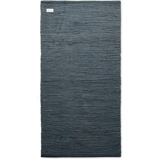 Rug Solid - Bomuldstæppe, steel grey - 75x300cm.