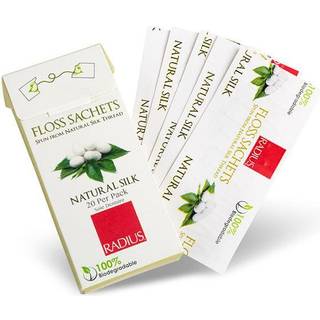 Tandtråd Naturlig Biologisk Nedbrydelig RADIUS Natural Silk 20 stk.
