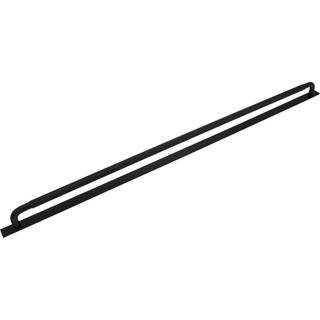 Beslag Design Helix Handle With Plate 608 Matte Black - Knopper og dørhåndtag Aluminium Mat Sort - 308590-11